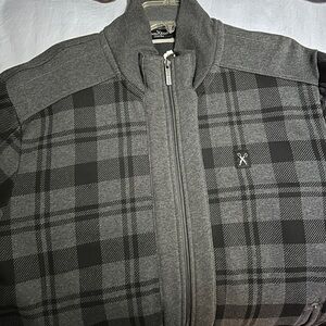 Men's Gray Plaid Jacket